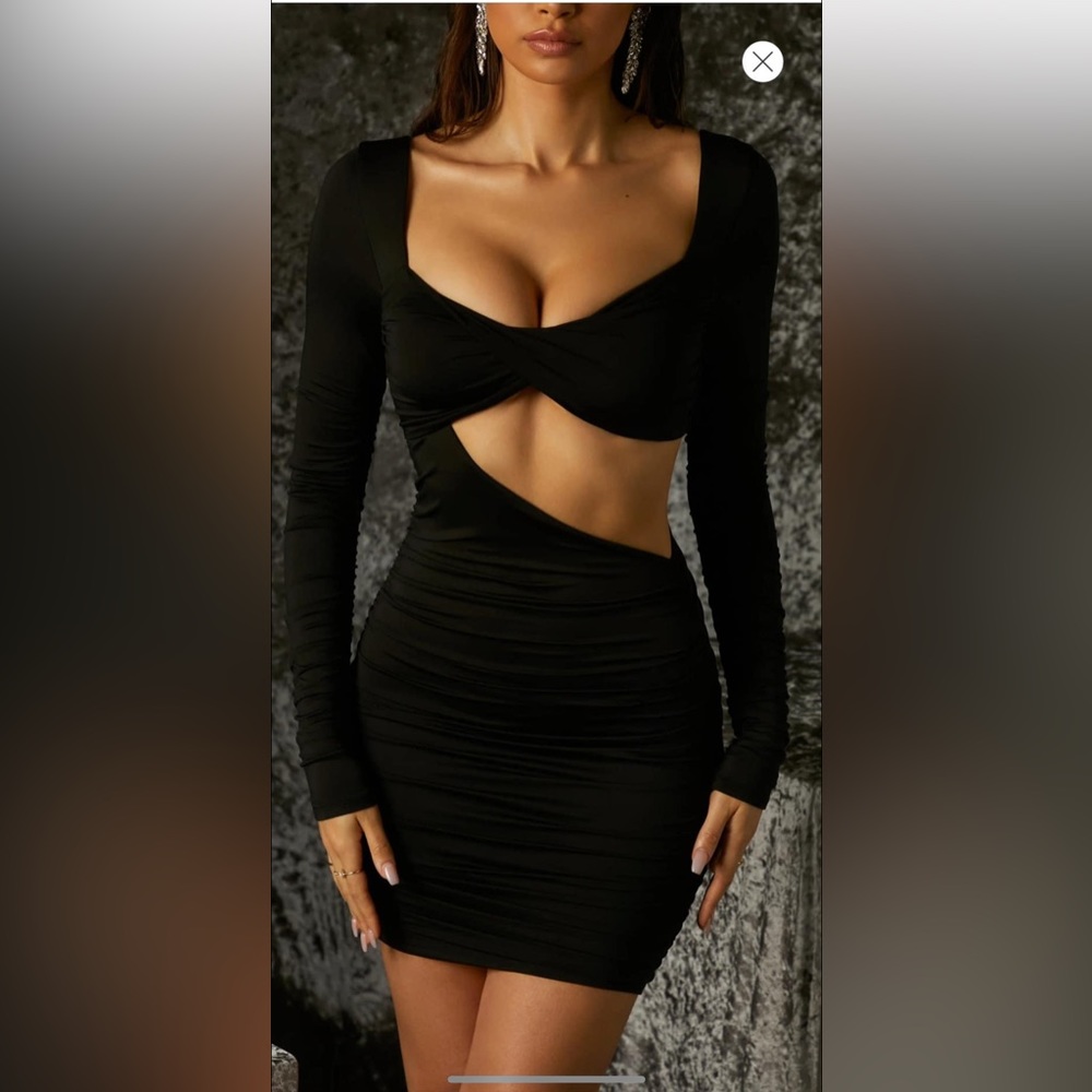 Oh Polly Black Dress